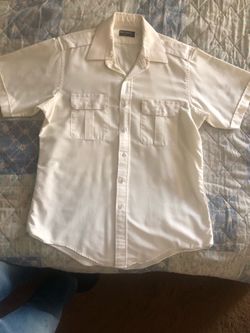 White shirts with epaulets