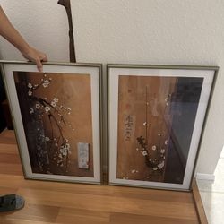 Oriental Decorative Art Prints With Frames