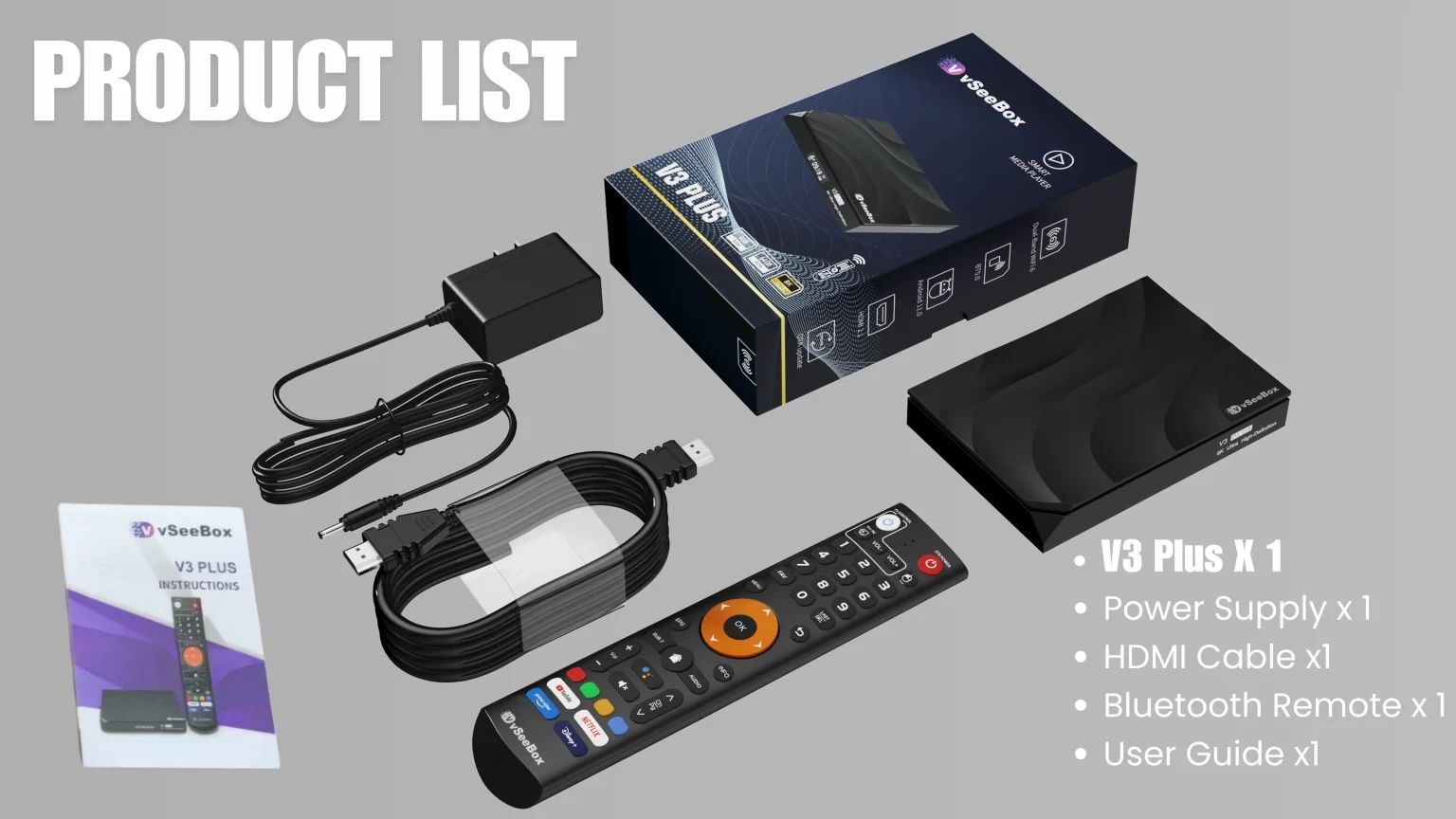Vseebox V3 Plus Streaming Box