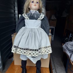 Porcelain Doll-2.5 To 3 Feet Tall