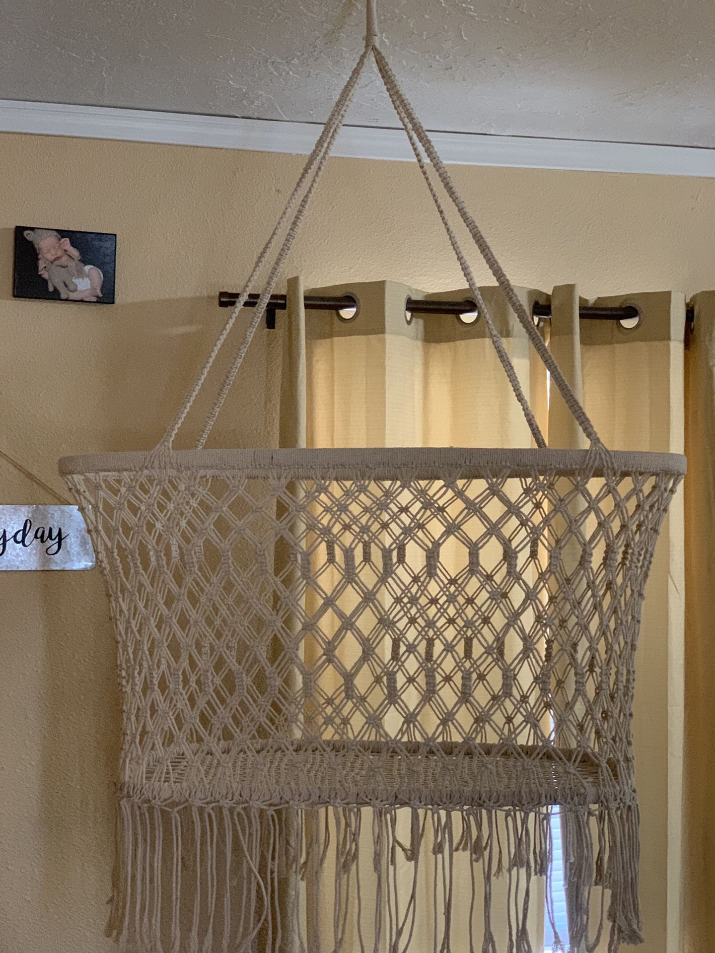  Hanging Macramé Bassinet! 