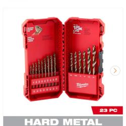 Milwaukee Colbalt Hard Metal Drill Set