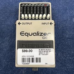 Boss Equalizer Effect Pedal (GE-7)