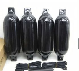 New Black Boat Bumpers