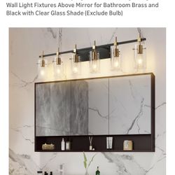 Bathroom Vanity Lights Fixture 49.2 Inch Note: Bent Frame 