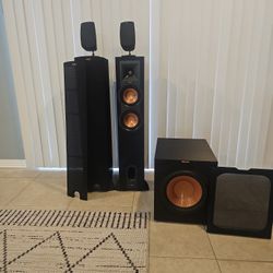 Klipsch  Speakers  With 7.2 Sony  Amplifier Full Set 