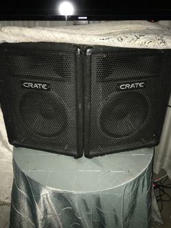 Crate PA Speakers