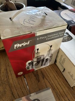 Stainless Steel Condiment Set