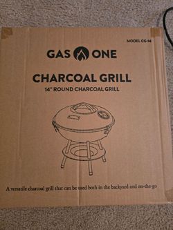 14" Round Charcoal Grill – Brand New
