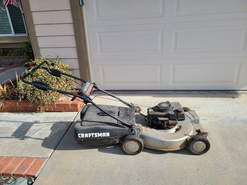 Gas Powered Craftsman Self Propelled Mower