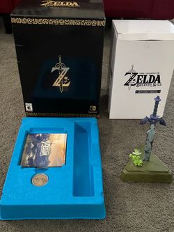 Legend of Zelda Master Edition Box, Coin, Soundtrack and Statue