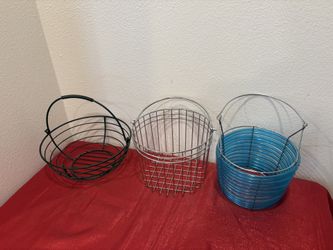 Set of 3 Metal Baskets - $5 Each or $10 for ALL - Simi Valley