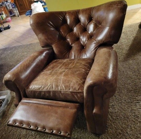 Leather Recliner Chair 