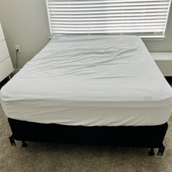 Full Size Queen Bed  W/ Box Spring & Frame