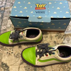 Vans Old Skool X Toy Story Buzz Lightyear Men Low Top Sneakers Size 7.5 US