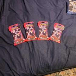 Pokemon 4x Destined Rival Sleeved Packs
