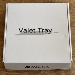 2 Pack PU Leather Valet Tray 