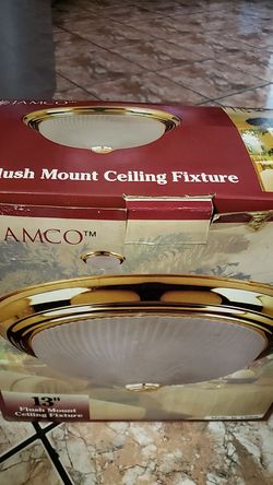 NEW IN BOX 13"Flush Mount Ceiling Fixture. YES ITS AVAILABLE
