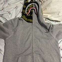 Grey Bape Hoodie