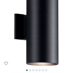 1 OUTDOOR CYLINDER LIGHT (black)