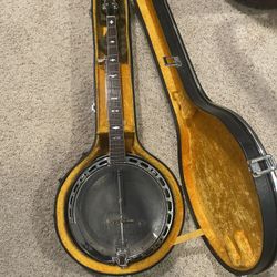 Fender 5-String Resonator Banjo – Hard Case Included