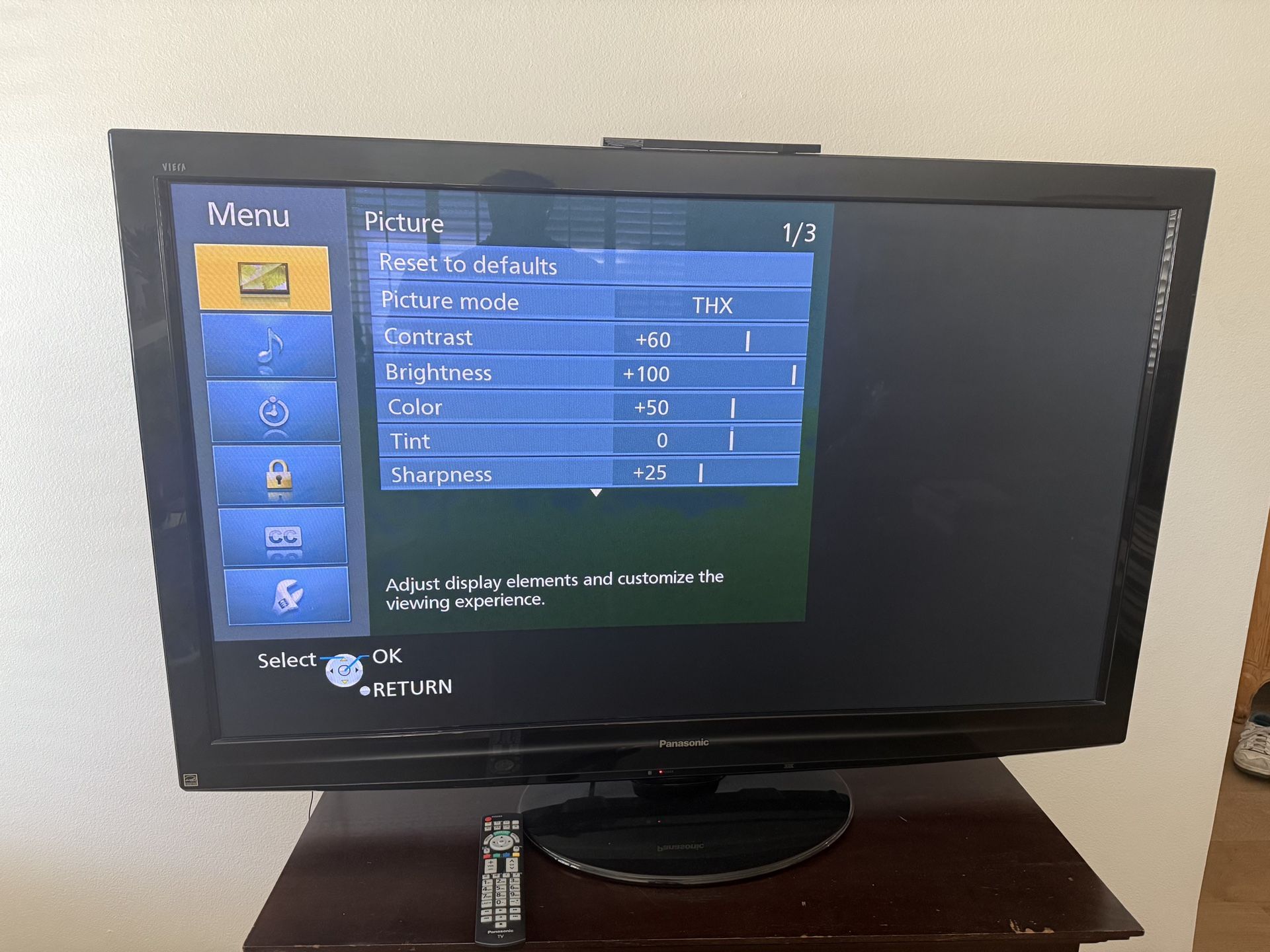 Panasonic 50” Television