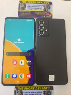 Unlocked Samsung A52 128g 5g Black Excellent Clean Imei 