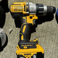 Dewalt Hammer Drill And Drill With Batteries