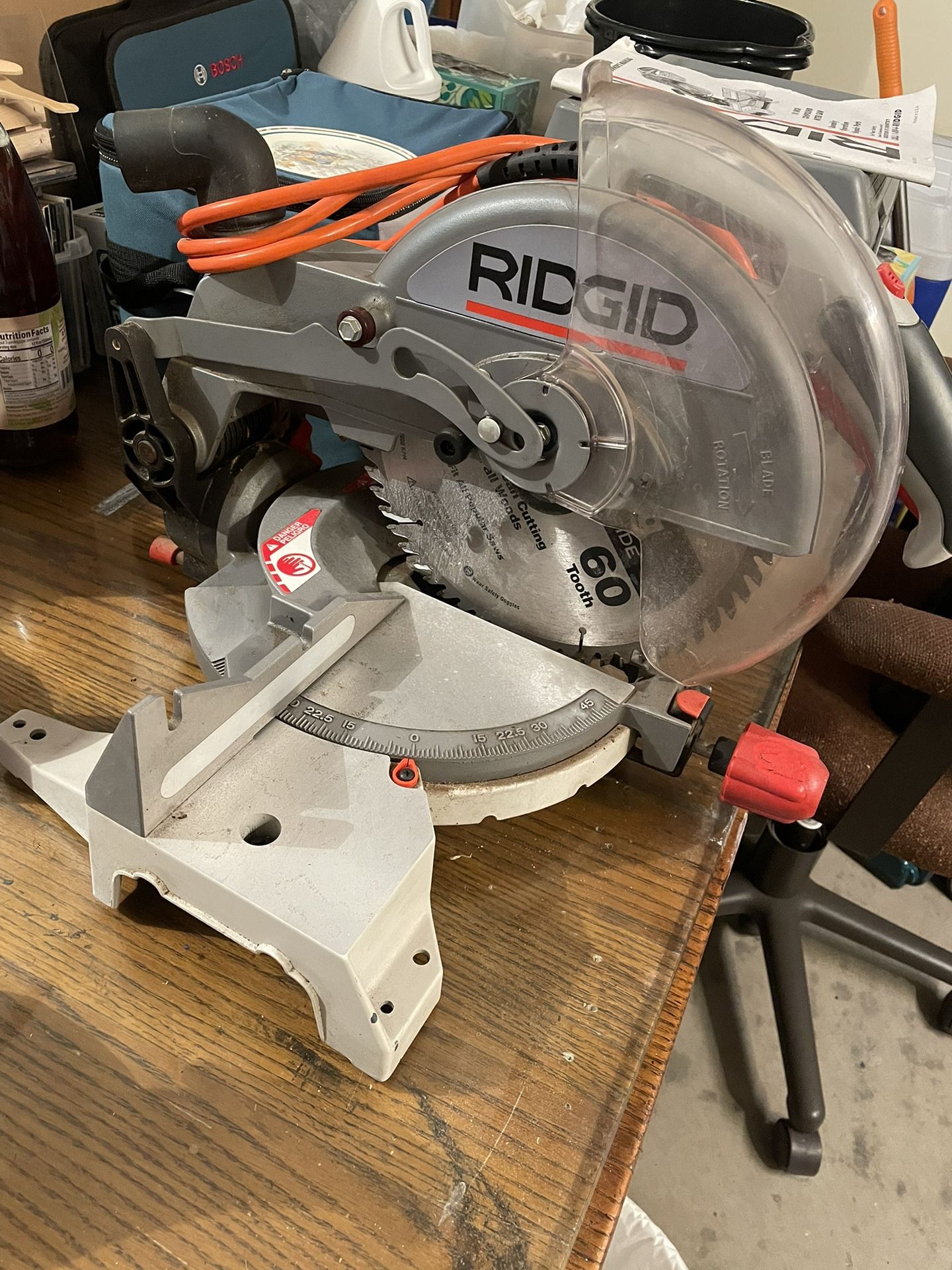Ridgid 10 Inch Miter Saw USA MS1050