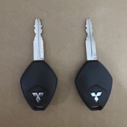 2 Oem Mitsubishi Cars Keys
