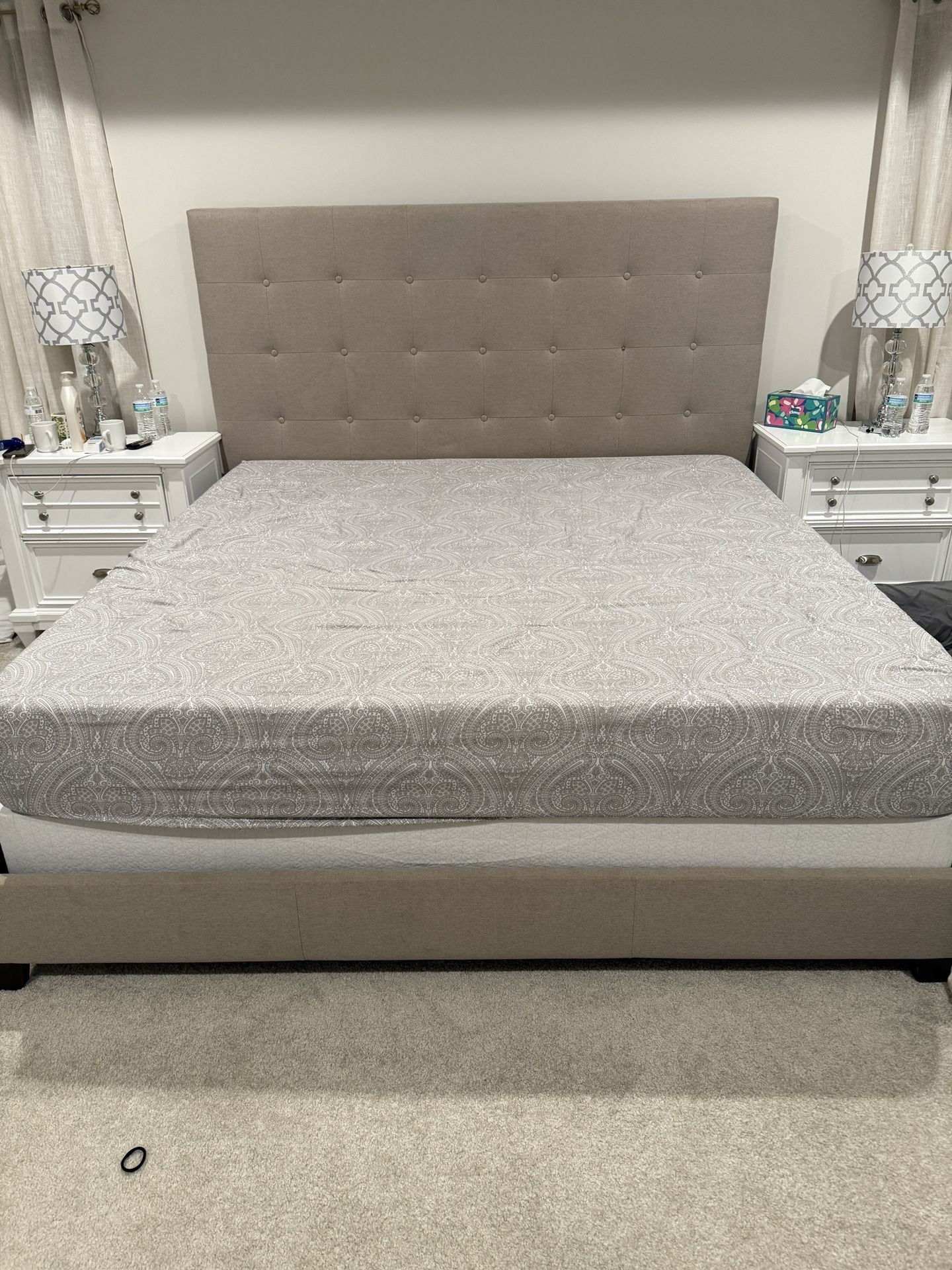 King Size  Bed With Frame