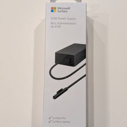 NEW IN BOX Microsoft Surface 65w Power Supply/Charger