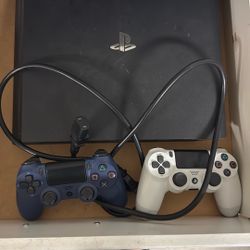 PS4 With 2 Controllers. 