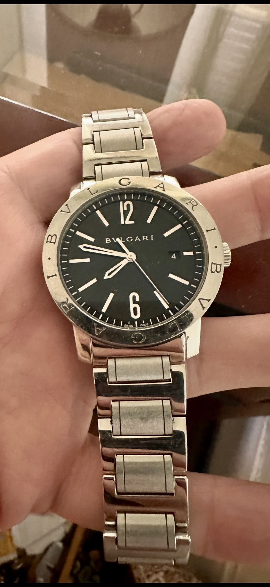 Bulgari BB41S date automatic watch
