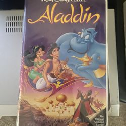 Rare Black Dimond VHS Aladdin 
