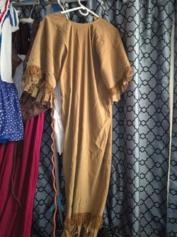 Adult woman indian costume stretchess material
