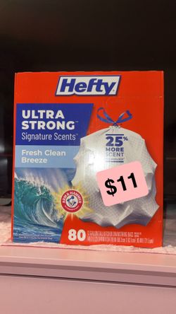 Hefty trash bag