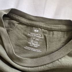 H&M XXL Army Green Tshirt 