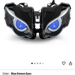 ‘08-‘11 Honda CBR 1000rr Blue Angel/Demon Eye Headlights (needs New Wire Harness) $200fcfs