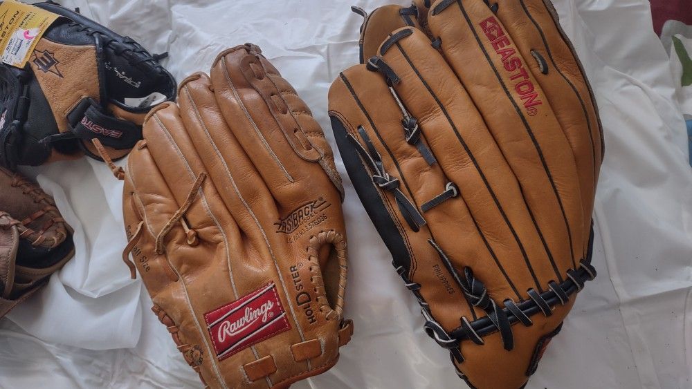 Large Baseball Gloves $15 Each