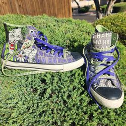 Unisex Joker Converses with Matching Shoestrings