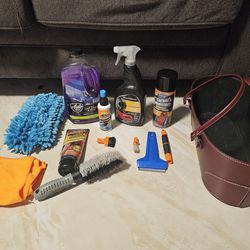 Car Cleaning Supplies With Carrying Bag 