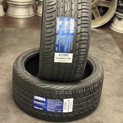 275/30/19 new tires Zenna only two tires 