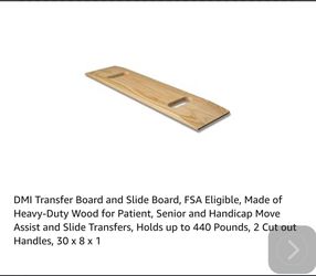 Transfer Board 30X8 400lbs Capacity 