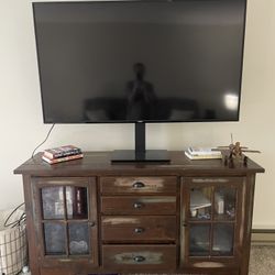 60” Smart TV With Adjustable TV Stand Included 