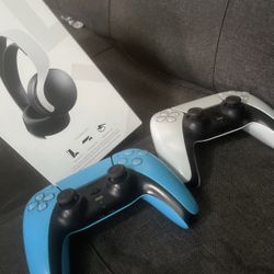Ps5 Controllers 1Color Options Ps5 Headset White Controller Sold 