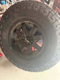 Spare wheel 35” tire new 18” wheel