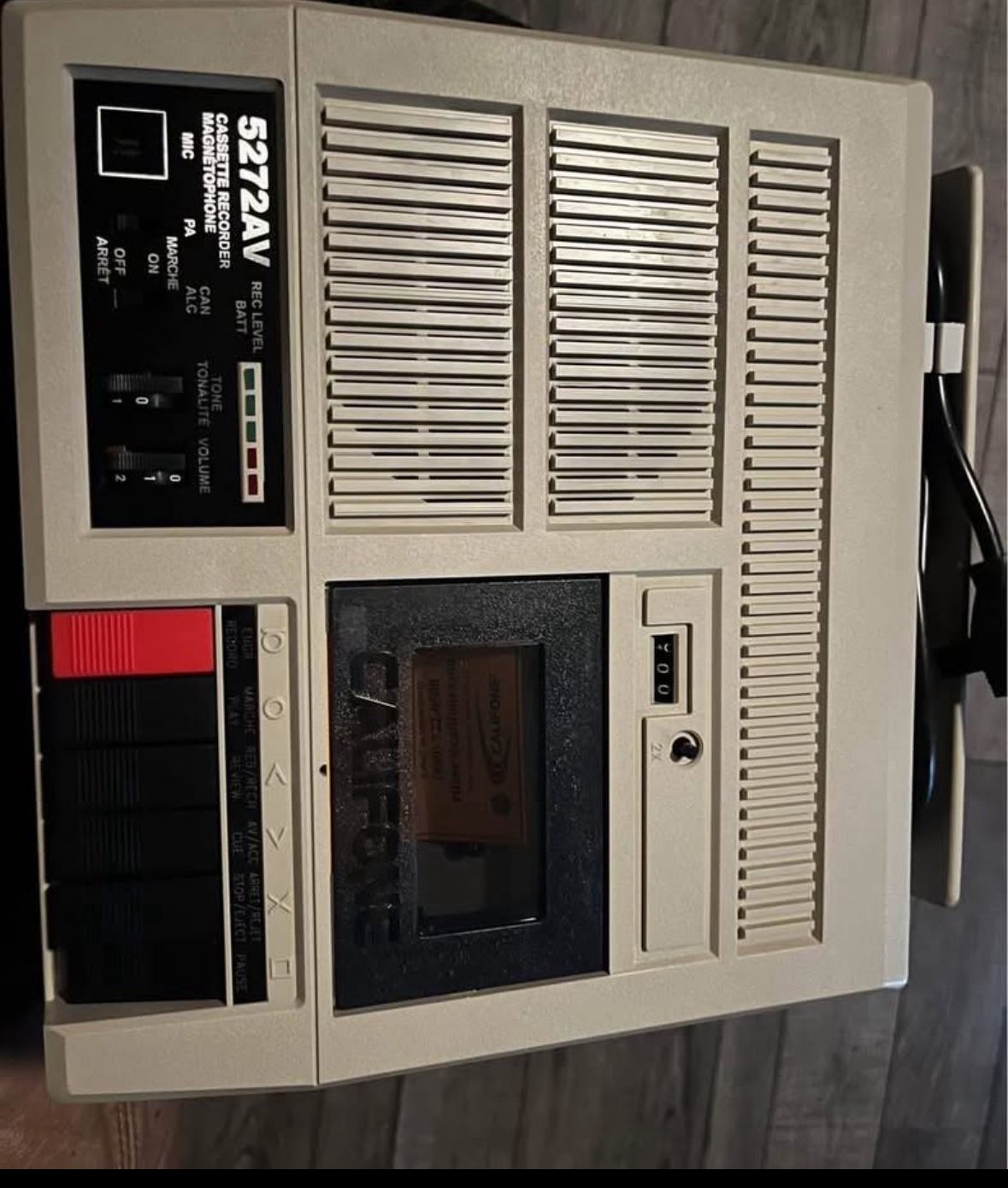 Vintage Califone Cassette Player/Recorder