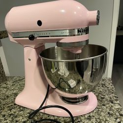 KitchenAid wildflower edition pink mixer
