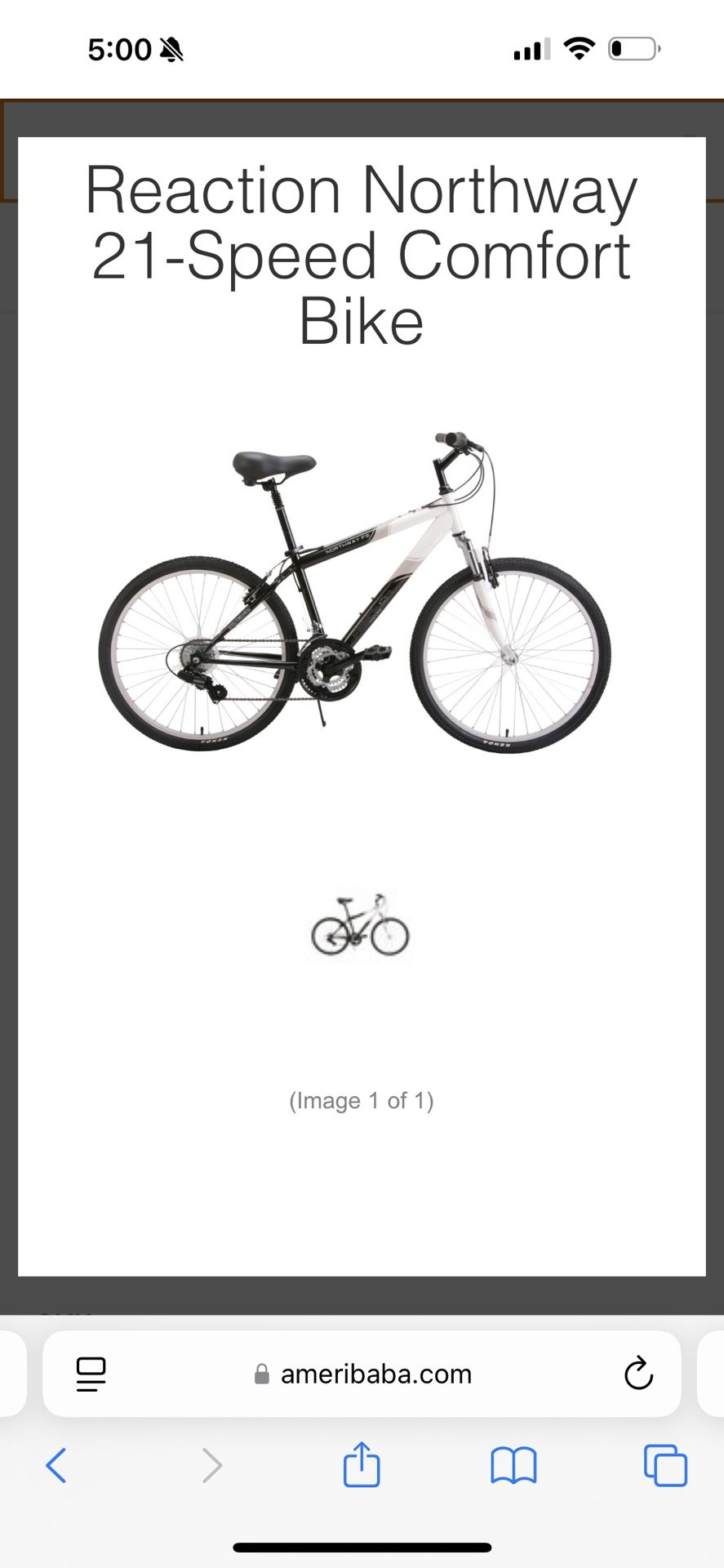 Reaction Northway 21-Speed Comfort Bike